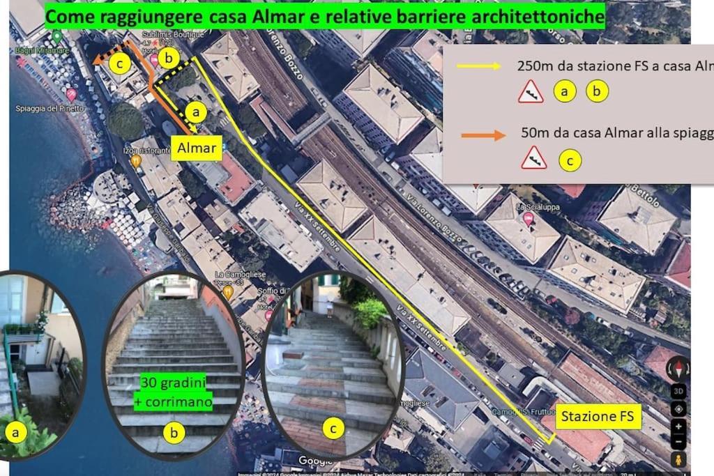 Almar Esclusivo E Centrale Camogli Dış mekan fotoğraf